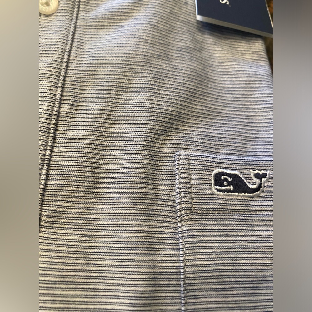 NWT! Vineyard Vines Men’s Edgartown Seawall Solid Polo, in Deep Bay, XL - Picture 5 of 7